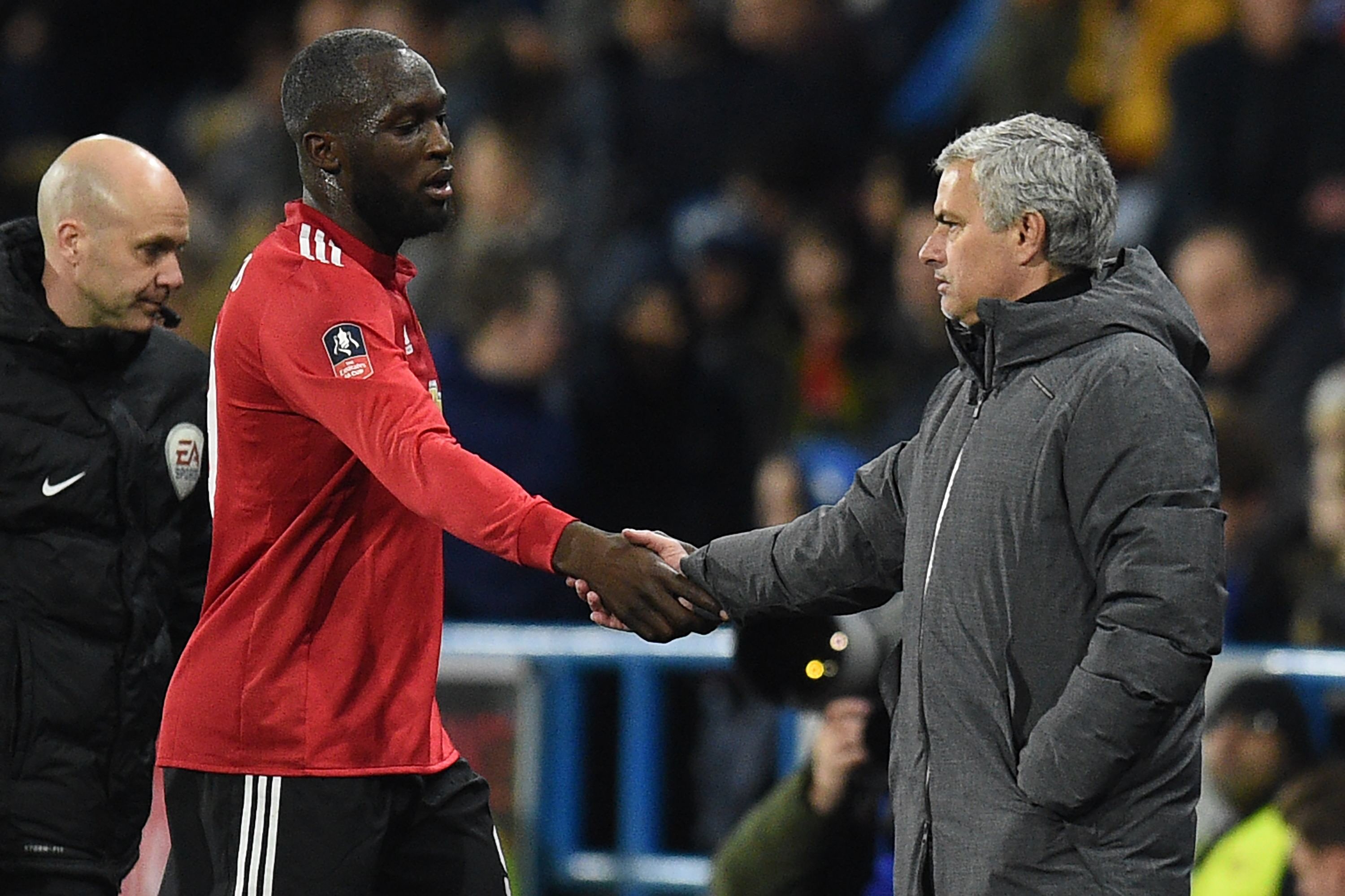 united hardly missed pogba as they were comfortable 2 0 victors against huddersfield with lukaku scoring a brace photo afp