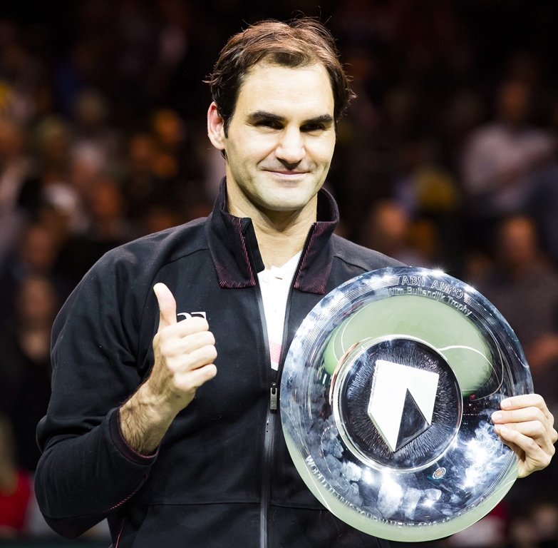 best week federer became the oldest number one and also won his 97th title the rotterdam open on sunday in a week he calls one of the best of his life photo afp