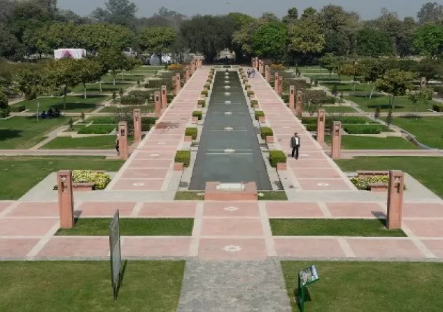 this photo taken on february 20 2018 shows the renovated fountain area in sunder nursery a 16th century heritage garden complex adjacent to indian unesco site humayun 039 s tomb in new delhi photo afp this photo taken on february 20 2018 shows the renovated fountain area in sunder nursery a 16th century heritage garden complex adjacent to indian unesco site humayun 039 s tomb in new delhi photo afp