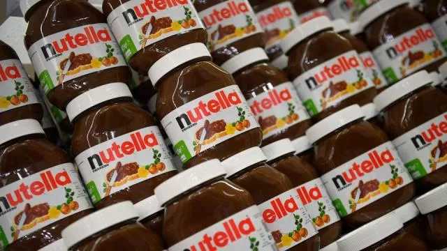 this photo taken on january 30 2018 in saint gregoire near rennes northwest france shows containers of nutella photo afp this photo taken on january 30 2018 in saint gregoire near rennes northwest france shows containers of nutella photo afp