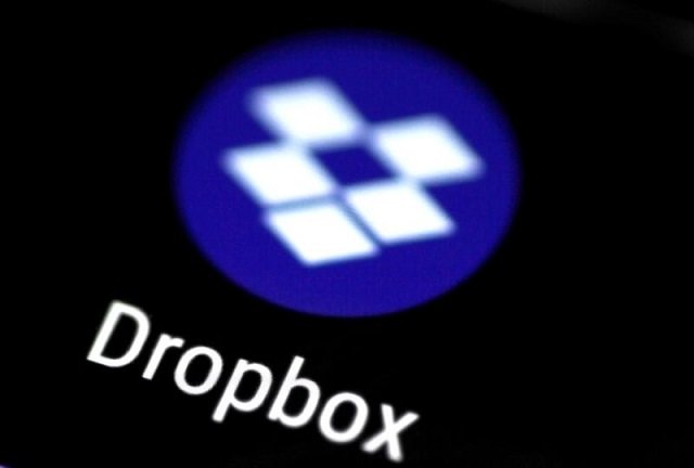 the dropbox app logo seen on a mobile phone in this illustration photo october 16 2017 photo reuters