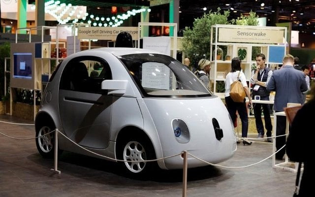 a self driving car by google is displayed at the viva technology event in paris france jun 30 2016 photo reuters a self driving car by google is displayed at the viva technology event in paris france jun 30 2016 photo reuters