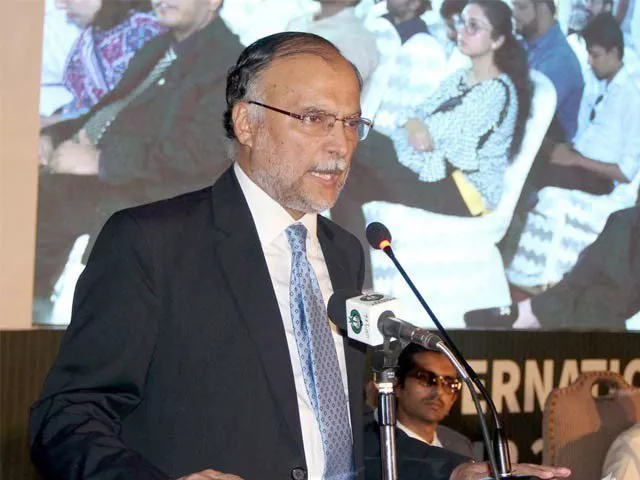 interior minister ahsan iqbal photo online file interior minister ahsan iqbal photo online file