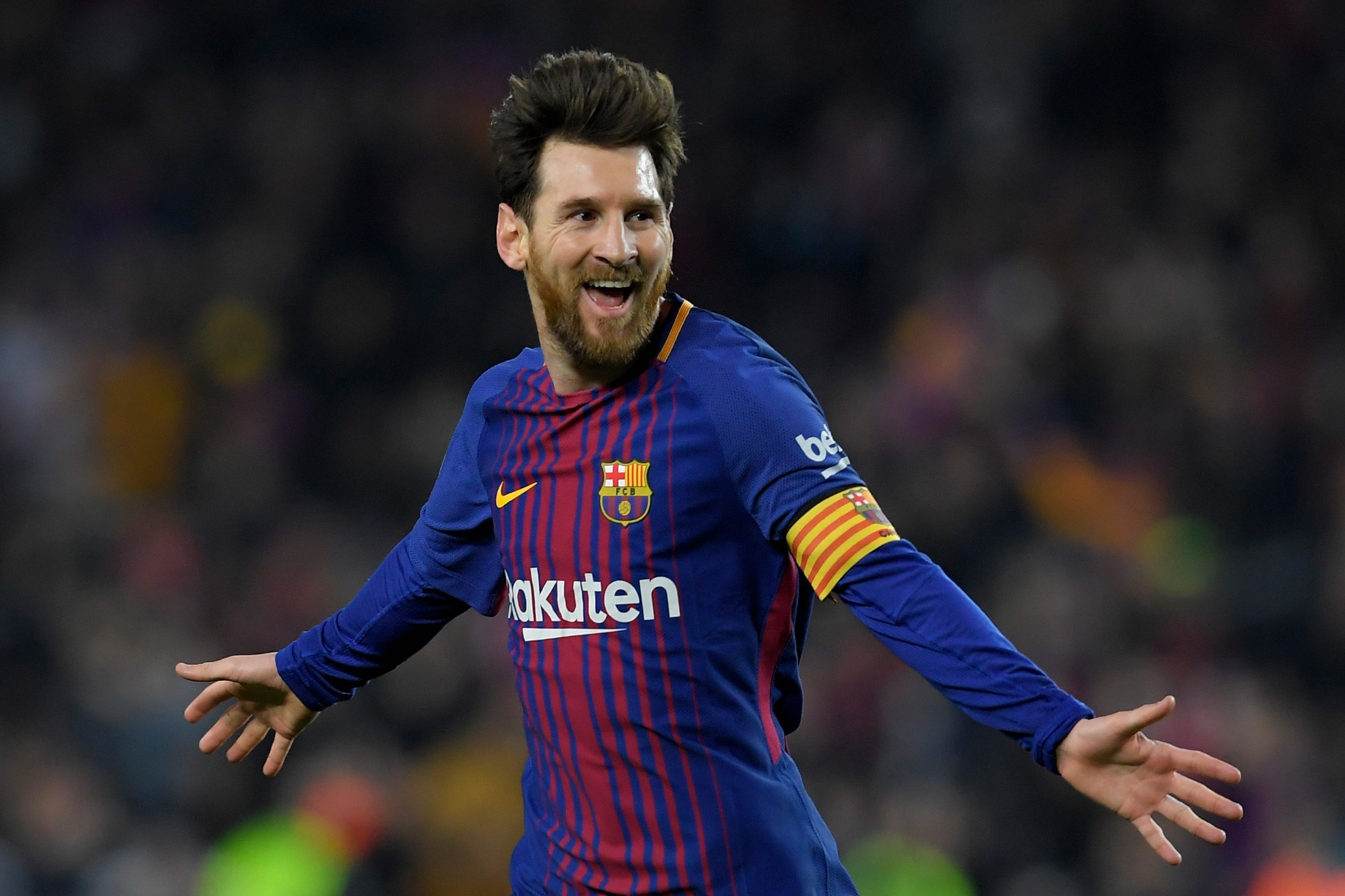 messi was in superb form as barcelona demolished girona 6 1 on saturday photo afp