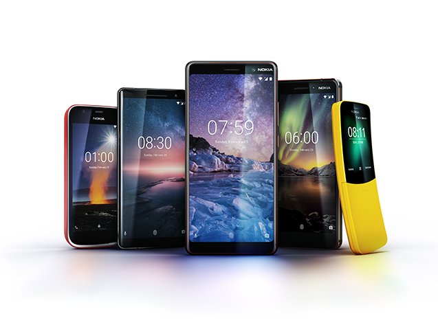 HMD Global launches five new Nokia phones