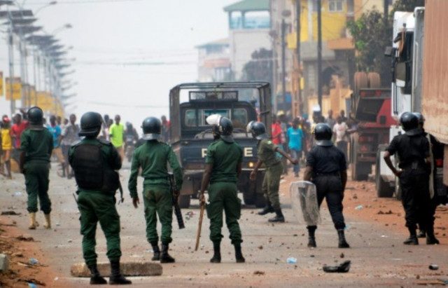 unrest followed guinea 039 s disputed february 4 election leading to the death of at least 10 people photo afp file unrest followed guinea 039 s disputed february 4 election leading to the death of at least 10 people photo afp file