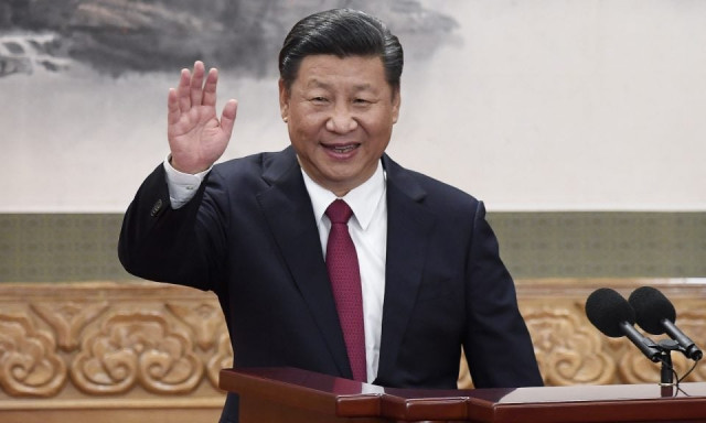 china 039 s president xi jinping waving in the great hall of the people in beijing photo afp