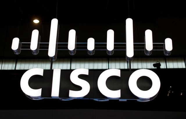the logo of cisco is seen at mobile world congress in barcelona spain february 27 2017 photo reuters the logo of cisco is seen at mobile world congress in barcelona spain february 27 2017 photo reuters