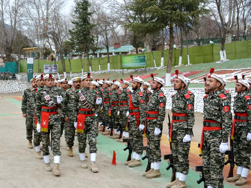 chitral scouts at passing out parade photo express