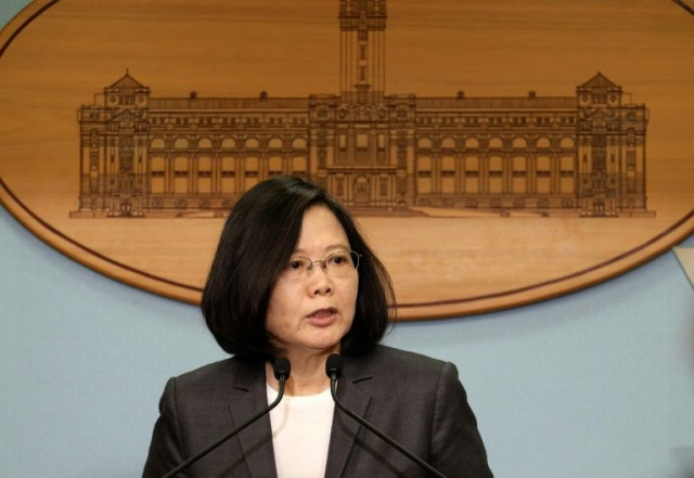 the backlash over the pension cuts is a major challenge for president tsai ing wen photo afp the backlash over the pension cuts is a major challenge for president tsai ing wen photo afp