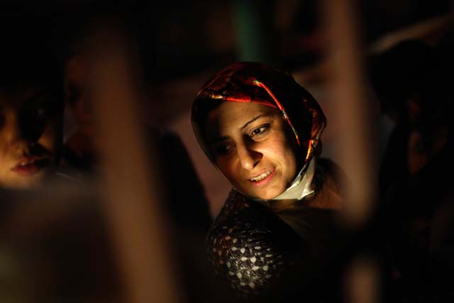 the photo shows an anonymous syrian woman photo reuters