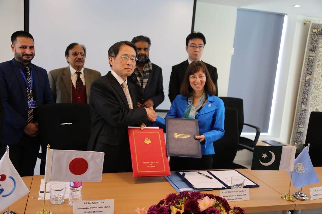 japan pakistan sign agreements for the projects photo express