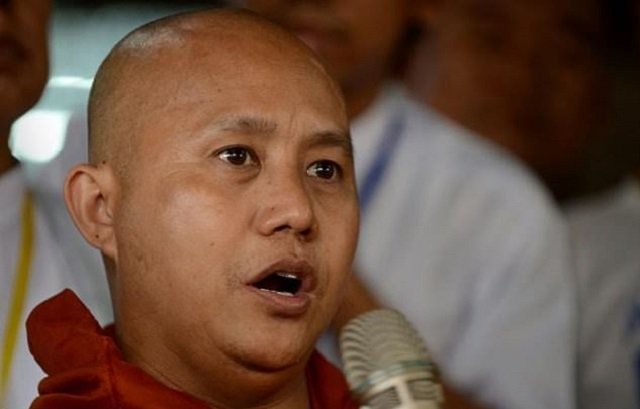 wirathu gained notoriety for fanning anti muslim hatred through inflammatory posts on social media photo afp