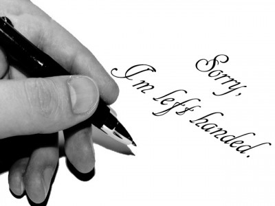 i m a sinner because i am left handed
