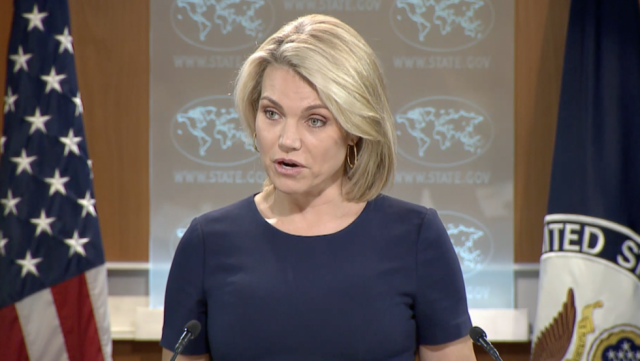 us state department spokesperson heather nauert photo file photo us state department spokesperson heather nauert photo file photo