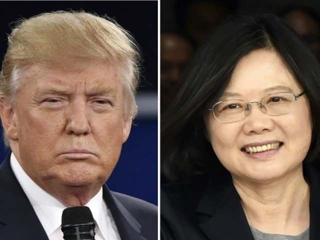 move may spark protests from china similar to when president trump accepted phone call from taiwan 039 s leader in 2016 photo afp