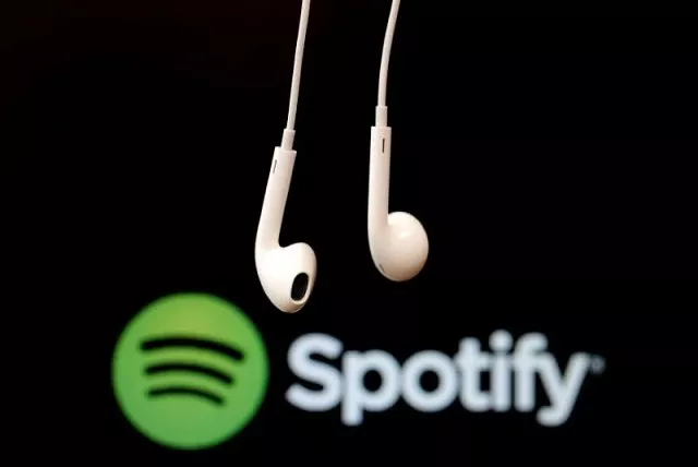 headphones are seen in front of a logo of online music streaming service spotify in this february 18 2014 illustration picture photo reuters headphones are seen in front of a logo of online music streaming service spotify in this february 18 2014 illustration picture photo reuters