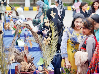 green thumbs compete in floral competition in lahore