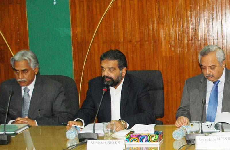 federal minister for national food security and research sikandar hayat bosan chairing the meeting of federal agriculture council photo pid