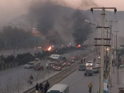 one killed scored injured as kabul car bomb targets foreign forces one killed scored injured as kabul car bomb targets foreign forces