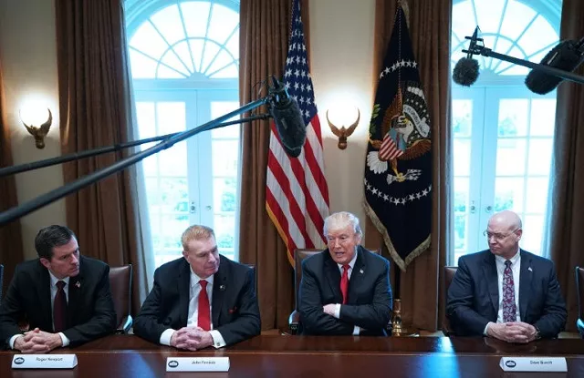 us president donald trump announces tariffs on steel and aluminum imports at a white house meeting with us industry leaders photo afp us president donald trump announces tariffs on steel and aluminum imports at a white house meeting with us industry leaders photo afp