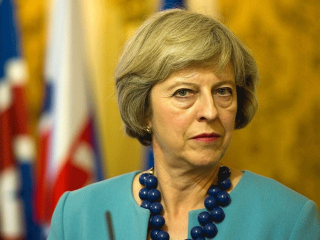 may said she remained quot confident quot of reaching a deal with the european union photo afp