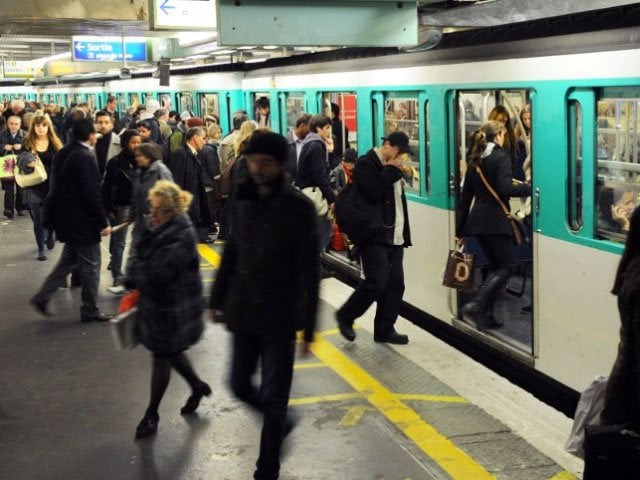 a file photo of paris metro station photo afp a file photo of paris metro station photo afp