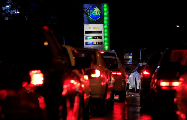 cars line up at a pso pump photo afp cars line up at a pso pump photo afp