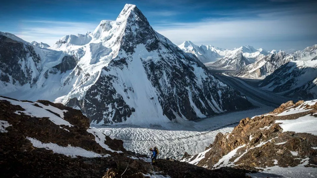 broad peak as seen from k 2 photo courtesy madison mountaineering broad peak as seen from k 2 photo courtesy madison mountaineering