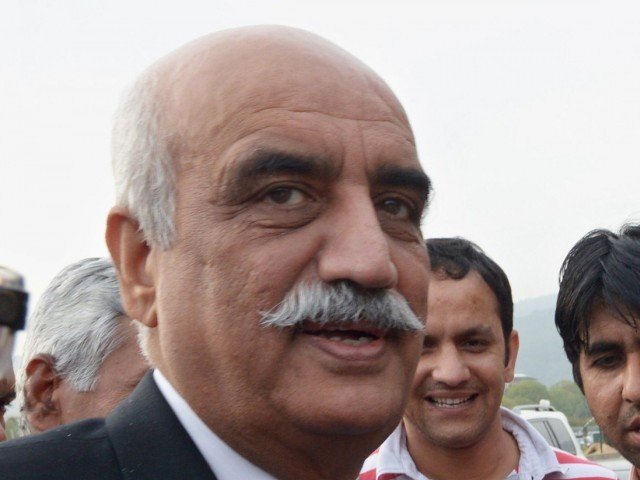 national assembly opposition leader khursheed shah photo afp file