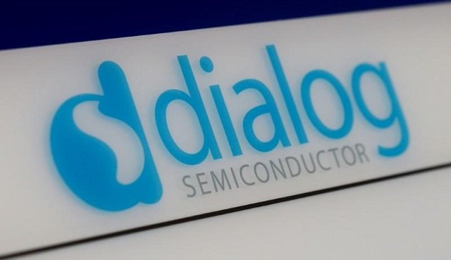 dialog semiconductor logo is pictured at a company building in germering near munich germany august 15 2016 photo reuters