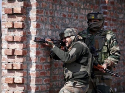 india claims killing of military base attack mastermind in iok gunfight