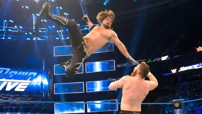 for the first time ever match will feature 50 wwe superstars like john cena triple h aj styles and others photo courtesy http www wwe com for the first time ever match will feature 50 wwe superstars like john cena triple h aj styles and others photo courtesy http www wwe com