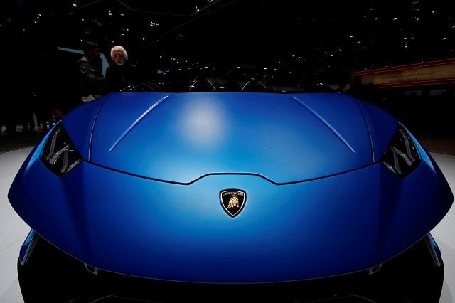 lamborghini huracan performante spyder displayed at the 88th geneva motor show photo reuters