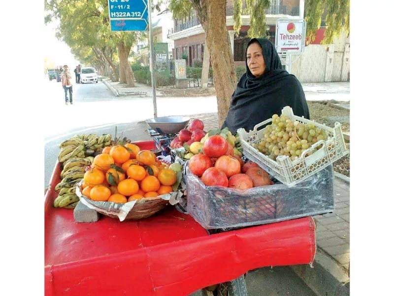 yasmeen kanwal at her stall photo courtesy jalal sherazi yasmeen kanwal at her stall photo courtesy jalal sherazi