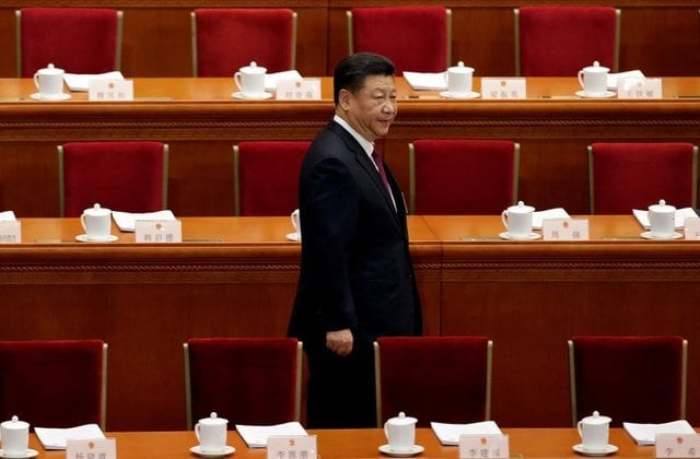 chinese president xi jinping arrives for the opening session of the national people 039 s congress npc at the great hall of the people in beijing china photo reuters chinese president xi jinping arrives for the opening session of the national people 039 s congress npc at the great hall of the people in beijing china photo reuters