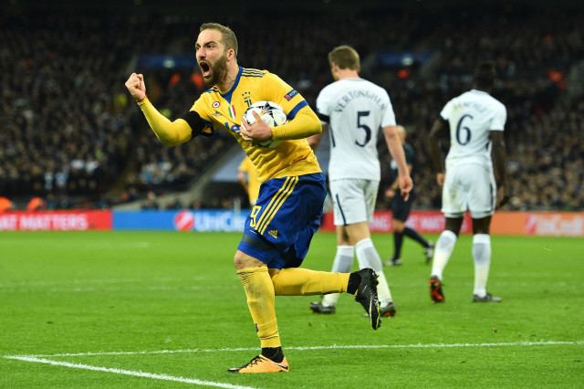 higuain scored one and set up the other as three minutes of brilliance turned the tie on its head photo afp higuain scored one and set up the other as three minutes of brilliance turned the tie on its head photo afp