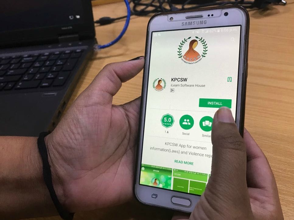 app is called kpcsw named after khyber pakhtunkhwa commission for the status of women photo express tribune
