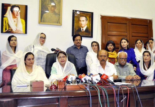 heer soho addressing press conference along with nisar khuhro and faryal talpur photo ppi heer soho addressing press conference along with nisar khuhro and faryal talpur photo ppi