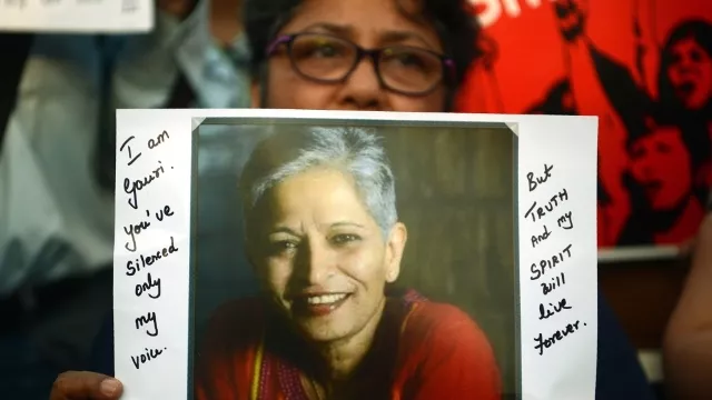 naveen kumar was arrested on suspicion of supplying the weapons used to kill gauri lankesh photo afp naveen kumar was arrested on suspicion of supplying the weapons used to kill gauri lankesh photo afp
