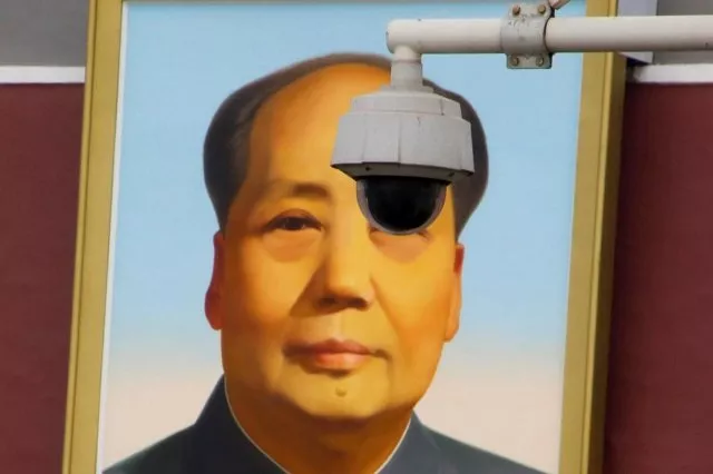 a security camera overlooks tiananmen square in front of a portrait of the late chinese chairman mao zedong in beijing china march 6 2018 photo reuters a security camera overlooks tiananmen square in front of a portrait of the late chinese chairman mao zedong in beijing china march 6 2018 photo reuters