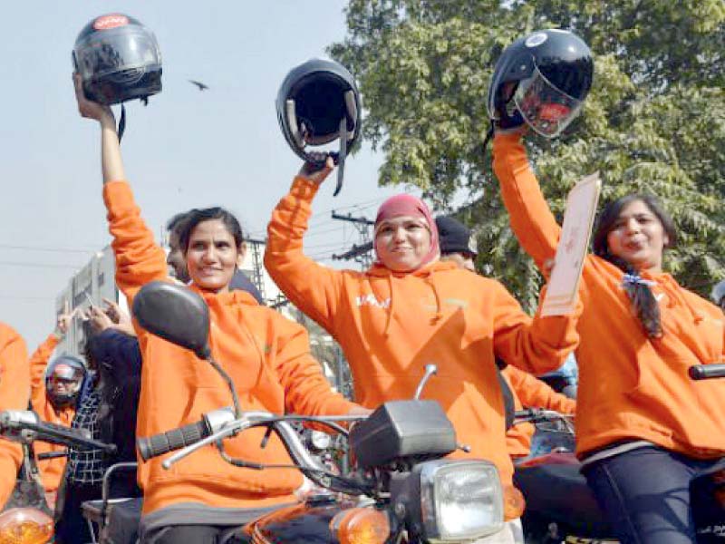 women on wheels trains 3 500 women across punjab