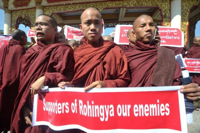 in myanmar ultra nationalist monks have poured vitriol on the country 039 s small muslim population cheering a military crackdown forcing nearly 700 000 rohingya into bangladesh photo afp in myanmar ultra nationalist monks have poured vitriol on the country 039 s small muslim population cheering a military crackdown forcing nearly 700 000 rohingya into bangladesh photo afp