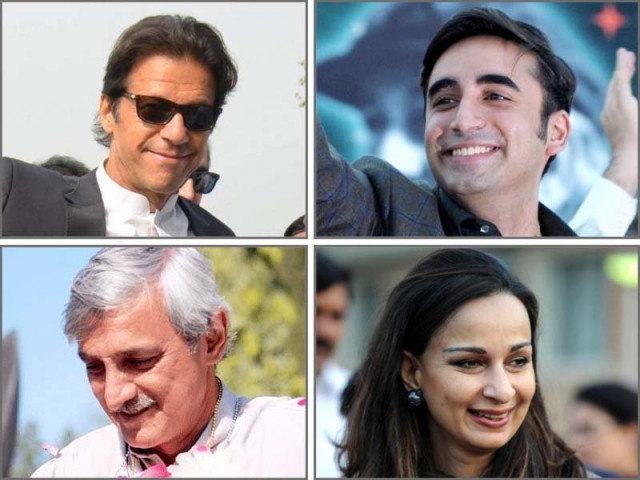 imran khan bilawal bhutto zardari jehangir tareen and sherry rehman photo express imran khan bilawal bhutto zardari jehangir tareen and sherry rehman photo express