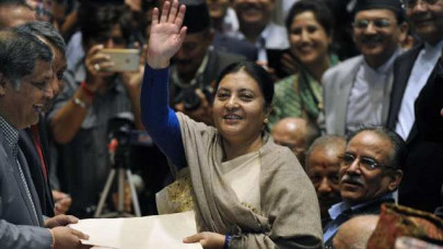 nepal s first female president wins second term