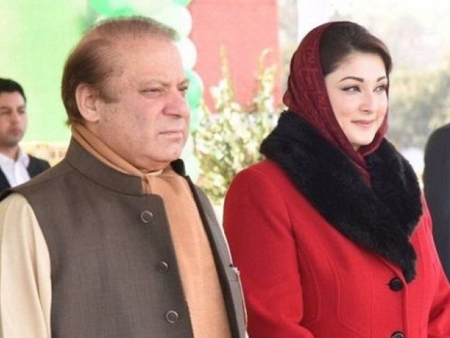 nawaz sharif with his daughter maryam photo courtesy bbc