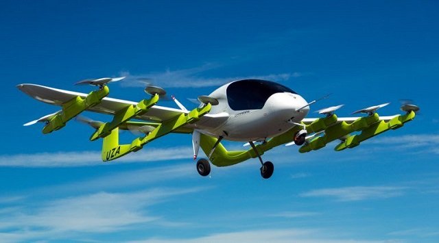 new zealand based aviation company zephyr airworks shows a 039 cora 039 electric powered air taxi in flight self piloted flying taxis are being tested in new zealand as part of a project backed by google co founder larry page photo afp