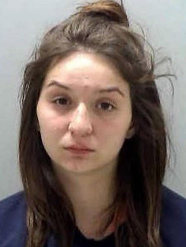 this file booking photo courtesy of norman county sheriff 039 s office obtained on june 29 2017 shows 19 year old minnesota woman monalisa perez a 19 year old minnesota woman charged with manslaughter for fatally shooting her boyfriend in the chest in a stunt for a youtube video was sentenced to 6 months in prision an march 14 2018 the shooting on june 26 2017 was part of aspiring youtube star pedro ruiz 039 s efforts to build an online following by performing dangerous stunts according to police and media reports the couple 039 s youtube channel called quot la monalisa quot has videos dating back one month in which the couple published accounts of their daily lives the 22 year old man convinced his girlfriend monalisa perez who is charged with second degree manslaughter to shoot him with a powerful gun from about a foot away while he held a book in front of his chest police said in court documents photo afp