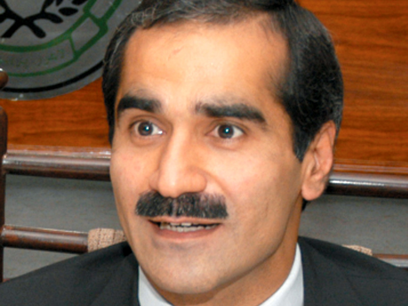 federal minister railways saad rafique photo file