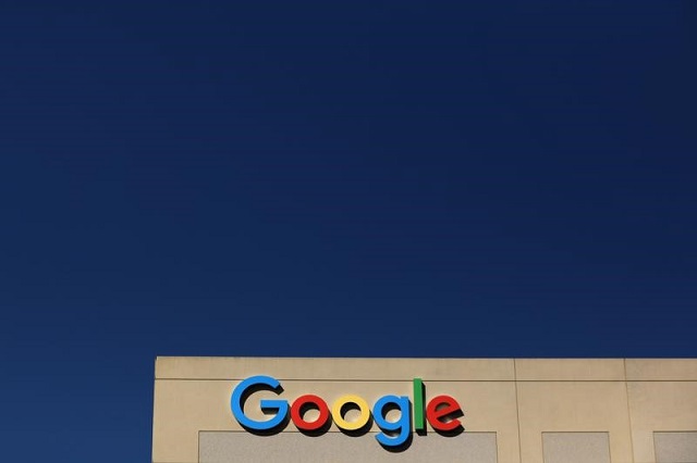 the google logo is pictured atop an office building in irvine california us august 7 2017 photo reuters